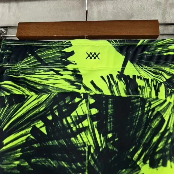 RHONE Athletic Joggers Pants Womens Size Medium Green Palm Leaf Print - Picture 8 of 8